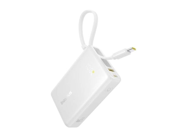 Baseus PicoGo, 10000 mAh, litiumpolymeeri (LiPo), 45 W, Hvid