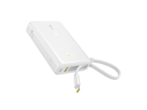Baseus PicoGo, 10000 mAh, litiumpolymeeri (LiPo), 45 W, Hvid