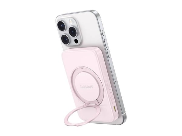 Baseus PicoGo Qi2 5000mAh 20W różowy