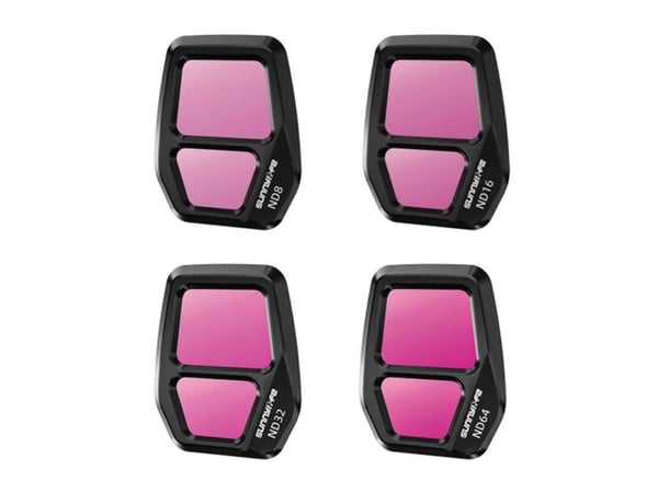 Filtr obiektywu Sunnylife A3S-FI926 til AIR 3S 4szt blanding ND8+ND16+ND32+ND64