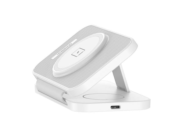 Choetech T616-F 3-i-1 induksjonslader (hvit)