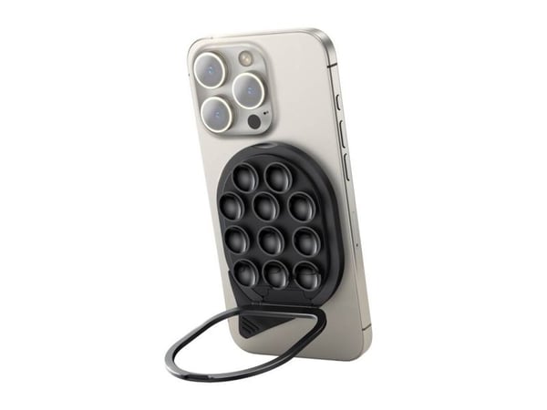 Mobilholder for smarttelefon med stativ og sugekopper Joyroom JR-ZS418 MagSafe - svart