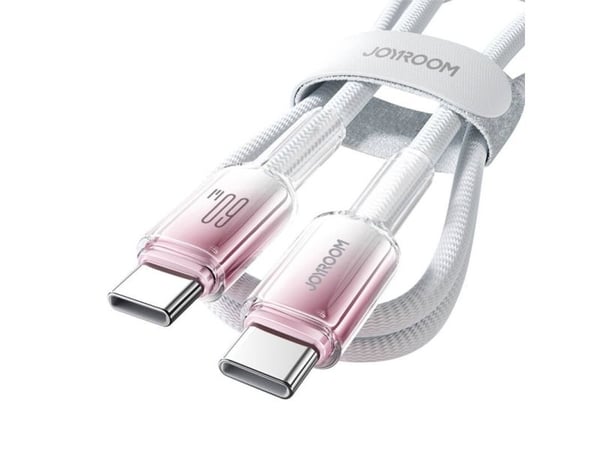 Kaapeli USB-C USB-C Joyroom S-A42 60W 1.2m valkoinen