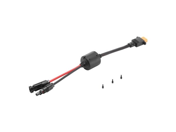 Kabel/adapter for DJI Power XT90 hurtiglader til MC4 1,8 kW