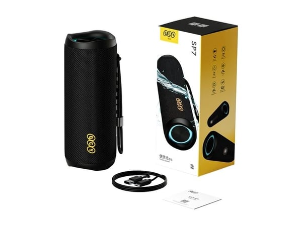 QCY trådlös Bluetooth-högtalare SP7 (svart)