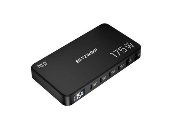 Blitzwolf BW-S30 6-i-1 ladestasjon 4xUSB-C + 2xUSB 175W