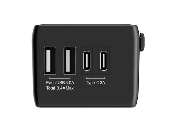 Blitzwolf BW-TA1 4-in-1 kelasovittimella 2xUSB + C + PD 20W