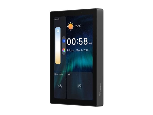 WiFi/Bluetooth/ZigBee Matter ohjauspaneeli SONOFF NSPanel Pro 120 (musta) Sonoff