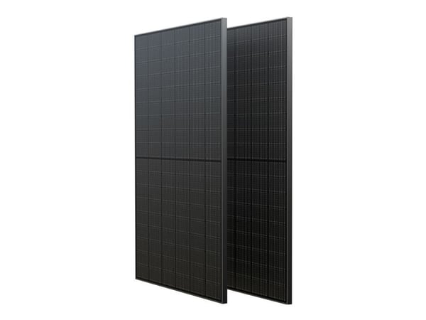 EcoFlow 400W Rigid Solar Panel (2 pieces), 400 W, 37,1 V, 13,79 A, Monokrystallinsk silisium, Svart, IP68
