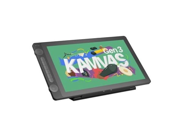 Huion Kamvas 16 (Gen 3) QHD drawing display, black. Utan stativ.