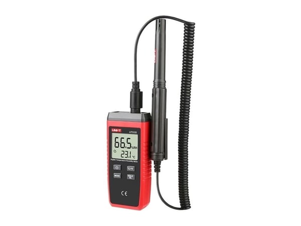 Termo-hygrometre; 1x/s; -10/60°C; 0/100 % RF; grader C, grader F