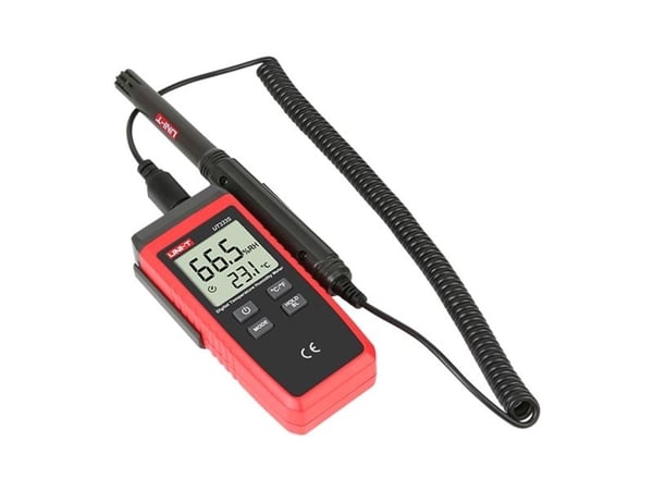 Termo-hygrometre; 1x/s; -10/60°C; 0/100 % RF; grader C, grader F