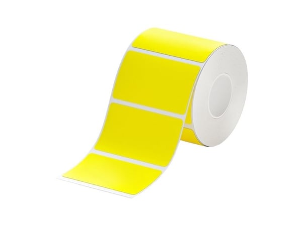Etiketter for skriver T50*30-230 Dual-Color (gul)