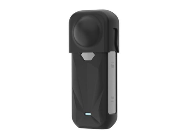 PULUZ silikon beskyttelsesetui med linsebeskyttelse for Insta360 X5 (svart)