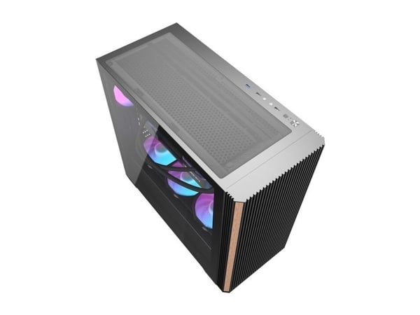 Darkflash DS900WS ARGB chassi svart + 4 fläktar