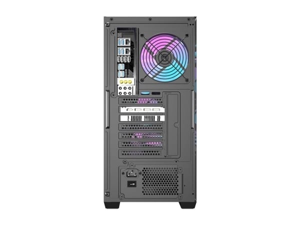 Darkflash DS900WS ARGB chassi svart + 4 fläktar