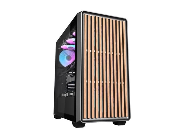 Darkflash DS900WD datorskal (svart) + 4 fläktar