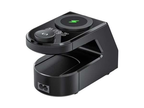 Blitzwolf lader til vekkerklokke med lader 2xUSB-A, 4xUSB-C, 240 W