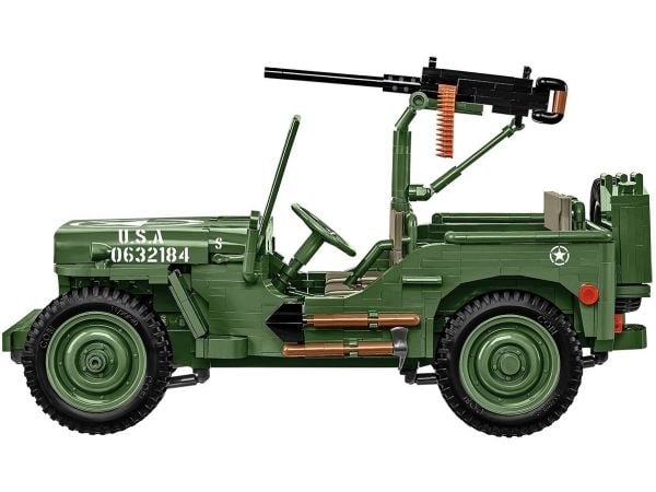 COBI Willys MB, Byggesett, 10 år, 1207 stykker