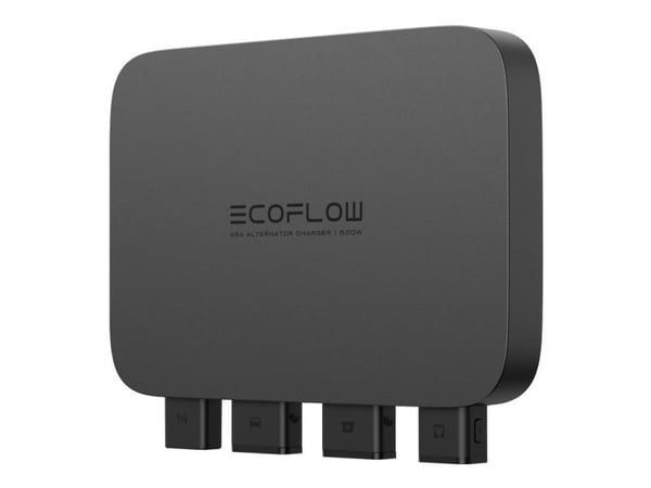 EcoFlow EFALTERNATORCHARGER500W-N, Adapter skjerm, Sort, EcoFlow, DELTA Series, 242 mm, 194 mm