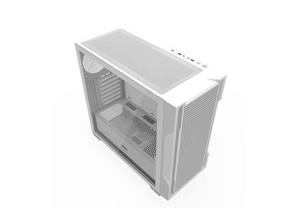 Darkflash DS900 mesh chassi utan fläktar (vit)
