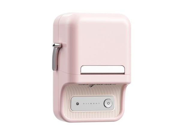 Bærbar etikettprinter Niimbot B21S (rosa)