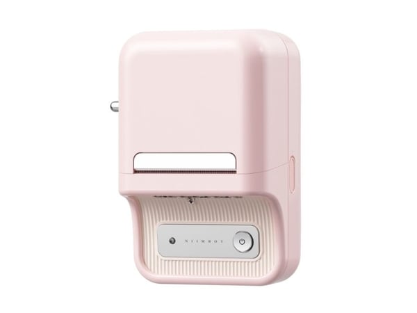 Bærbar etikettprinter Niimbot B21S (rosa)