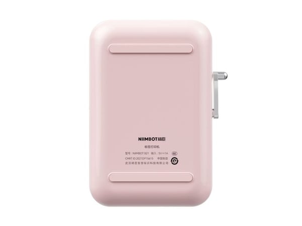 Bærbar etikettprinter Niimbot B21S (rosa)