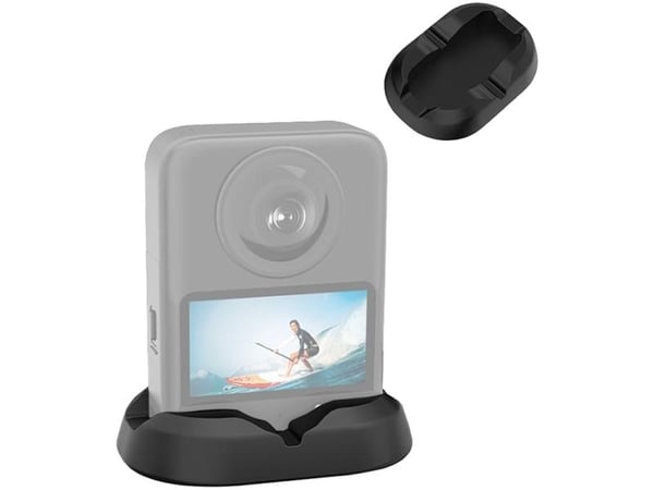PULUZ DJI Osmo 360 silikongripfot (svart)