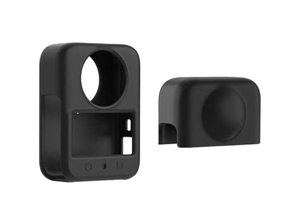PULUZ silikontrekk til linse for DJI Osmo 360 (svart) PULUZ silikontrekk til linse for DJI Osmo 360 (svart)