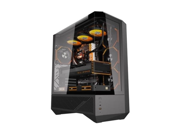 Darkflash DY460 ARGB chassi svart + 4 fläktar