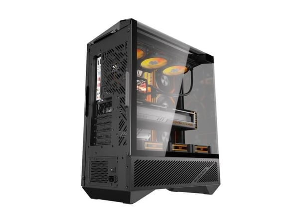 Darkflash DY460 ARGB chassi svart + 4 fläktar