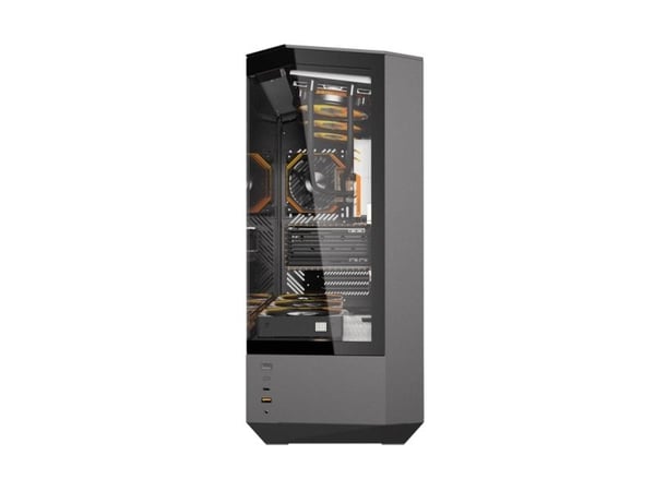 Darkflash DY460 ARGB chassi svart + 4 fläktar