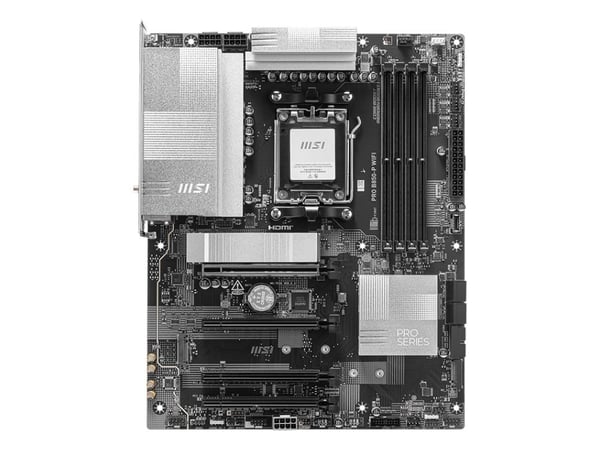 MSI PRO B850-P WIFI - Hovedkort - ATX - Socket AM5 - AMD B850 Chipset - USB 3.2 Gen 2, USB-C 3.2 Gen2, USB 3.2 Gen 1 - 5 Gigabit Ethernet, Wi-Fi 7 ...