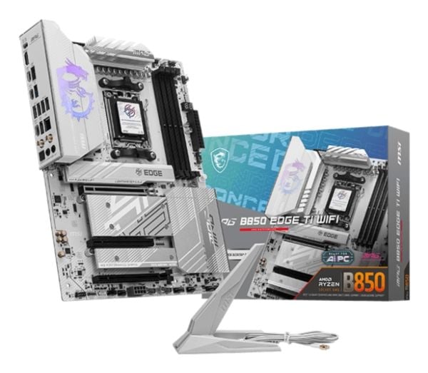 MSI MPG B850 EDGE TI WIFI, AMD, Pistoke AM5, AMD Ryzen 7000 Series, AMD Ryzen 8000 Series, AMD Ryzen 9000 Series, Pistoke AM5, 256 GB, DDR5-SDRAM