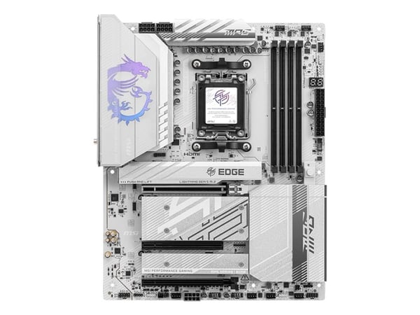 MSI MPG B850 EDGE TI WIFI, AMD, Pistoke AM5, AMD Ryzen 7000 Series, AMD Ryzen 8000 Series, AMD Ryzen 9000 Series, Pistoke AM5, 256 GB, DDR5-SDRAM