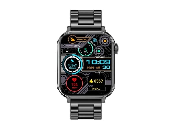 Smartklokke Colmi P80 svart (P80 Steel Black)