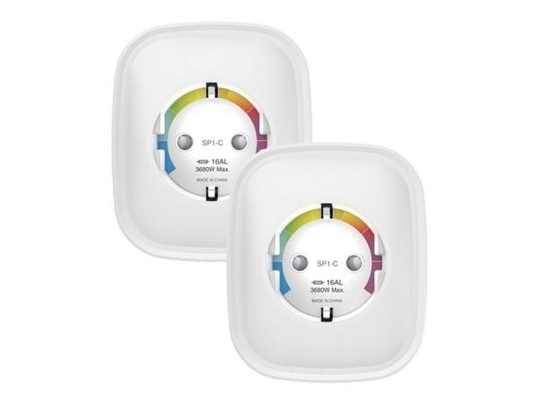 Gosund SP1-HE WiFi smartplugg, 2-pak (HomeKit) 16A