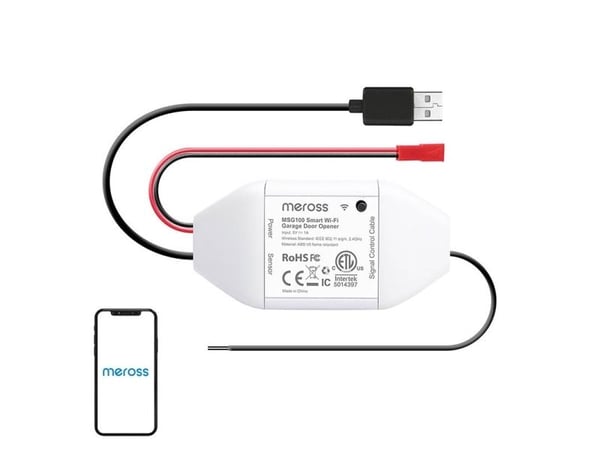 Meross MSG100, langaton, 802.11b, 802.11g, Wi-Fi 4 (802.11n), 64-bittinen WEP, 128-bittinen WEP, WPA-PSK, WPA2-PSK, Wi-Fi, tila, 7 m