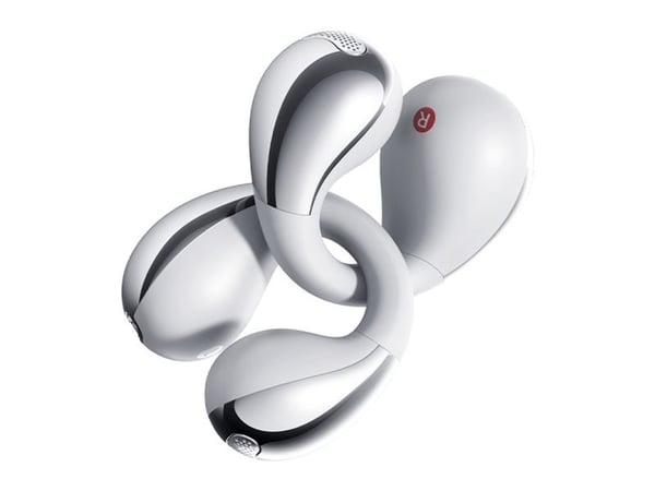 Hodetelefoner QCY Crossky Clip C30S (sølv)
