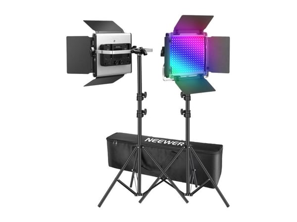 Neewer 2×660 PRO II RGB LED-lamppu 2×200cm 2×200cm