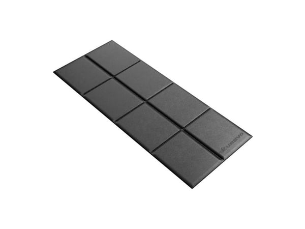 Treningsmatte for fitness Urevo 160 cm x 65 cm (svart)