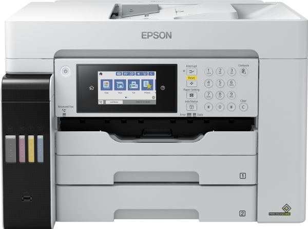 Epson EcoTank Pro ET-16685 - Multifunksjonsskriver - farge - ink-jet - ITS - A3 (medie) - opp til 25 spm (trykking) - 550 ark - 33.6 kbps - USB, LA...