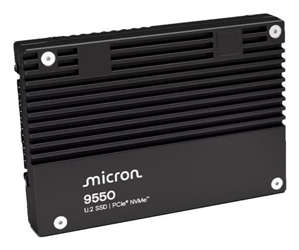 Micron 9550 PRO - SSD - Read Intensive - kryptert - 15.36 TB - intern - 2.5" - PCI Express 5.0 x4 (NVMe) - 256-bit AES - TCG Opal Encryption 2.0, S...