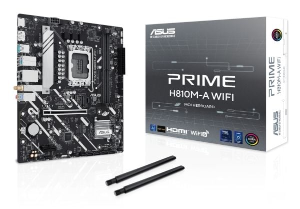 MB ASUS PRIME H810M-A WIFI (Intel,LGA1851,DDR5,mATX)