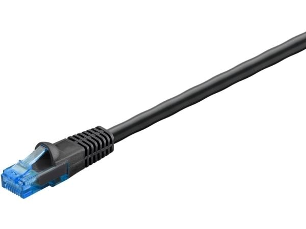 Goobay 55434, 20 m, Cat6, U/UTP (UTP), RJ-45, RJ-45, Sort