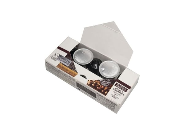 Kimbo 014173, Kaffe kapsyl, Espresso, Ring eyelet, Mørkbrent, Nespresso, 30 stykker, Boks