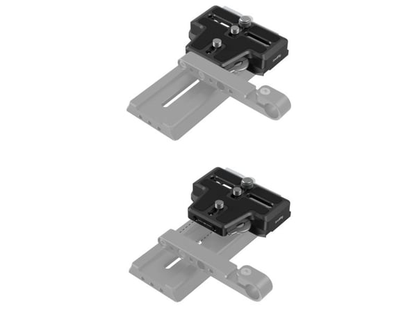 SmallRig 3162B, Frigjøringsplate, Sort, Aluminium, Rustfritt stål, 1/4-20, 3/8-16", DJI RS 3,RS 4,RS 2,RSC 2,RS 3 Pro,RS 4 Pro, 62 mm