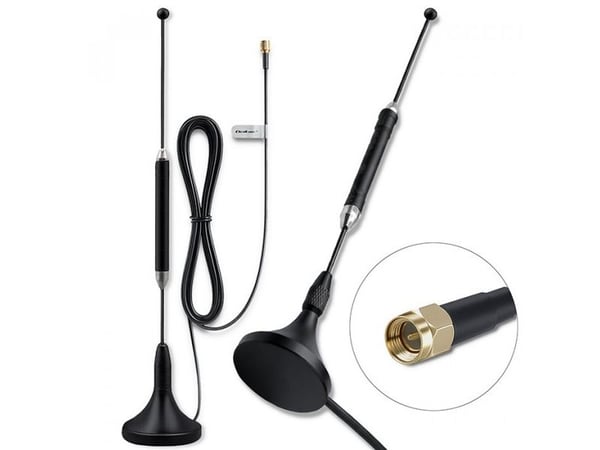Qoltec - Antenne - mobiltelefon - 5 dBi - rundtstrålende - magnetmonterbar, innendørs, metalloverflate
