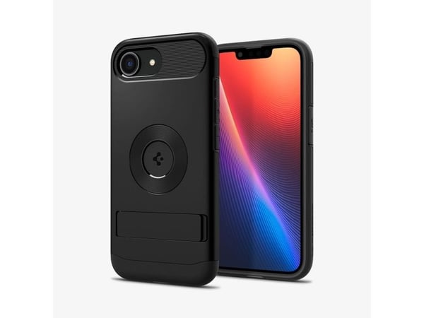 Spigen Slim Armor (MagFit), Etui, Apple, iPhone 16e, 15,5 cm (6.1"), Svart